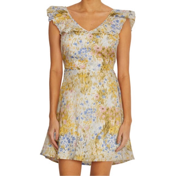 NWT Wildfox Blair Ruffle Dress - Picture 1 of 7